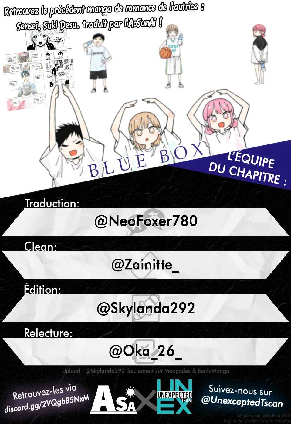 Read Blue Box VF Manga Online