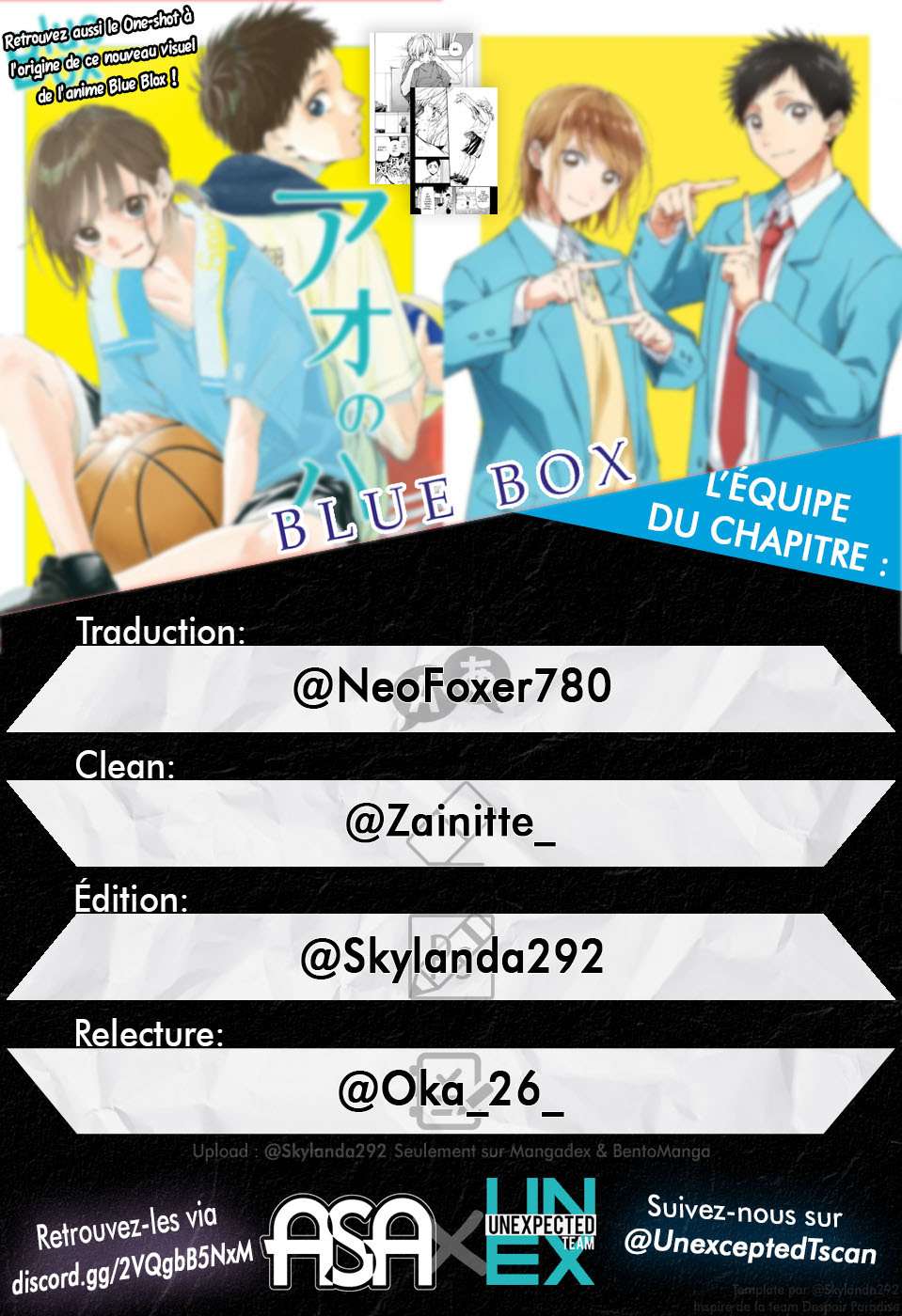 Read Blue Box VF Manga Online