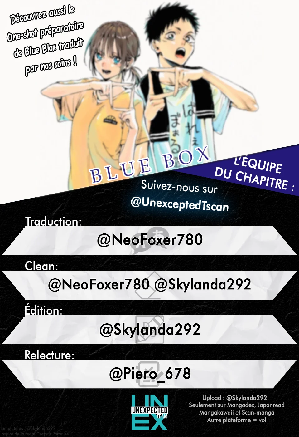 Read Blue Box VF Manga Online