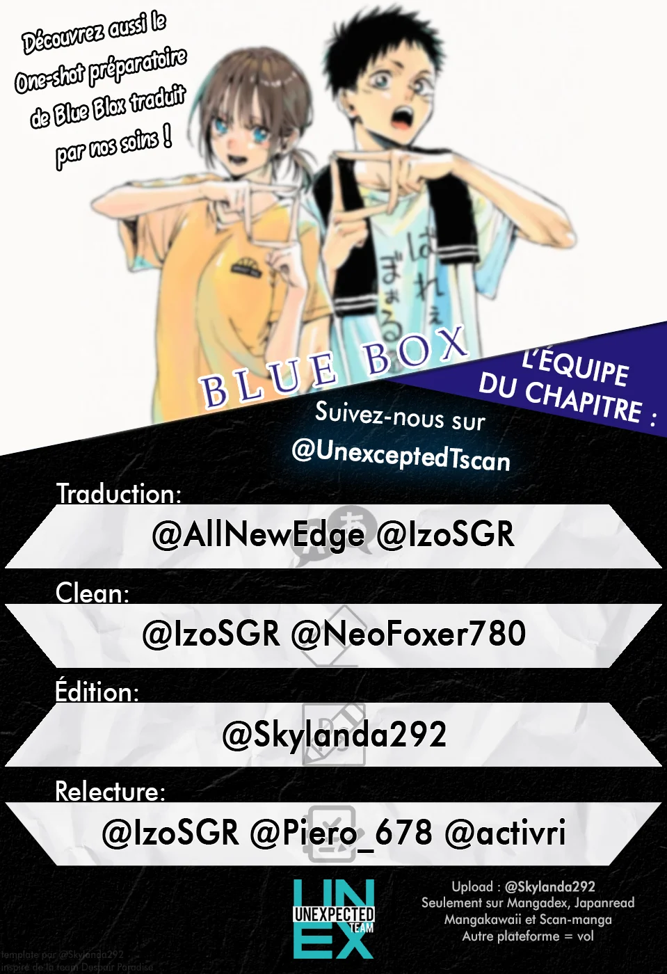 Read Blue Box VF Manga Online