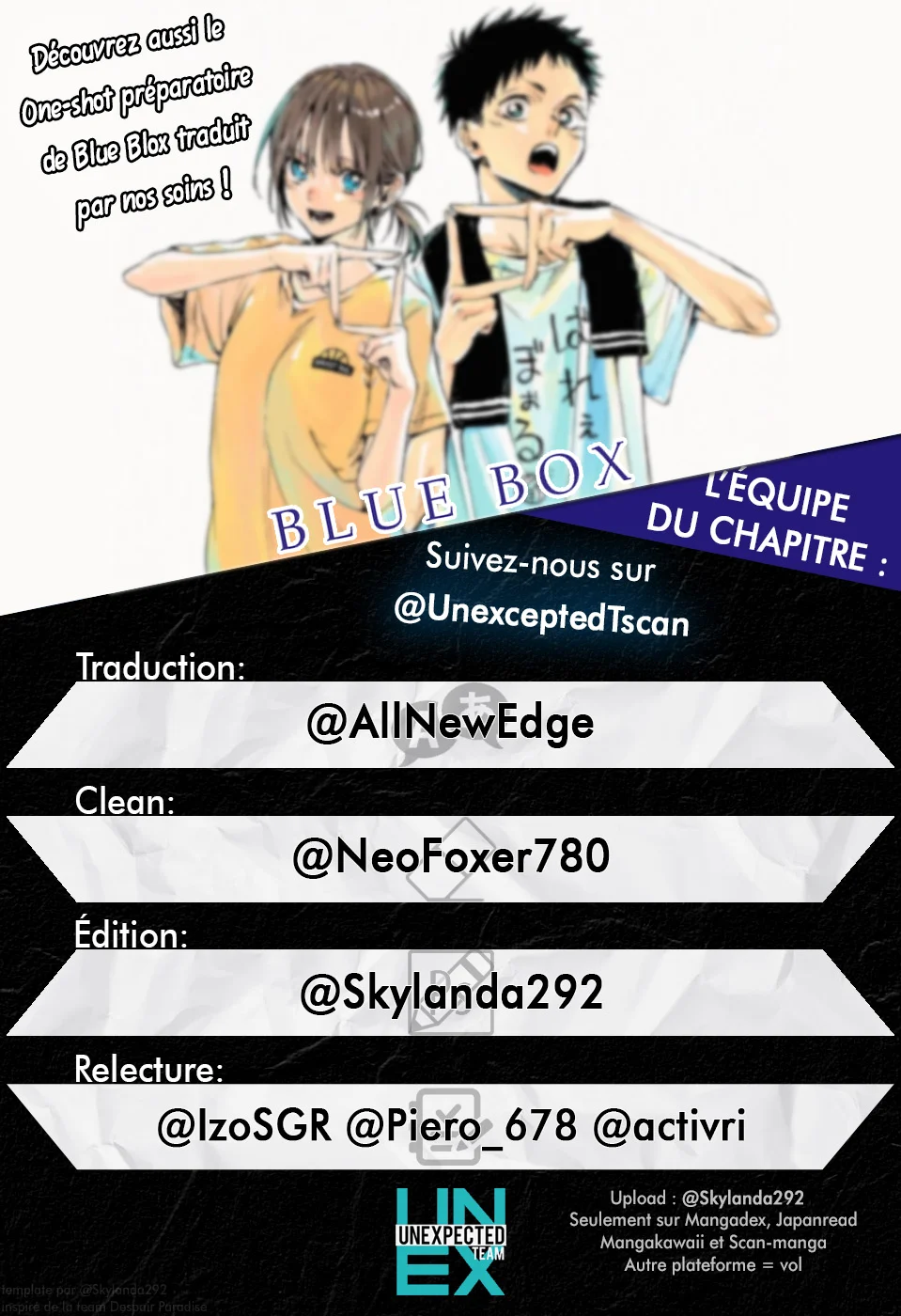 Read Blue Box VF Manga Online