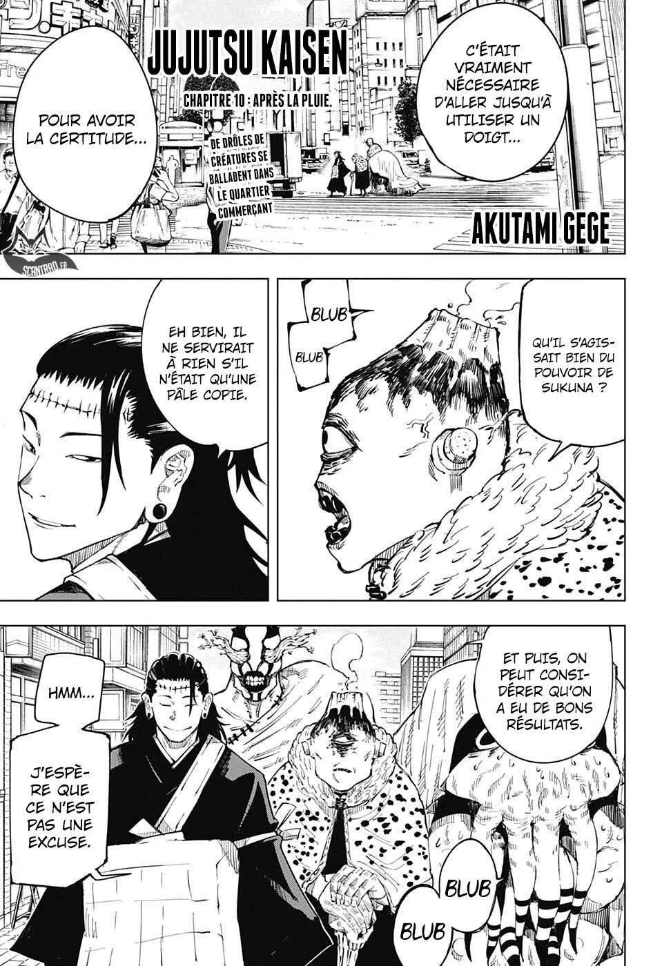 Read Jujutsu Kaisen Fr Manga Online