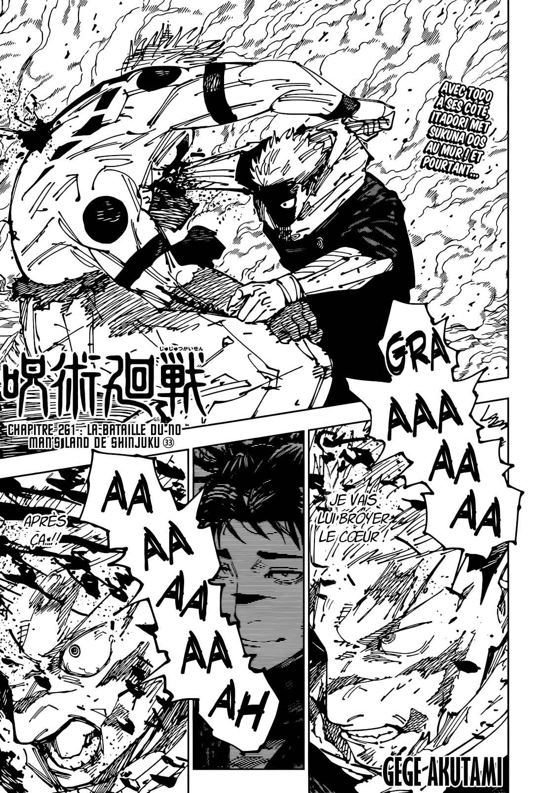 Read Jujutsu Kaisen Fr Manga Online