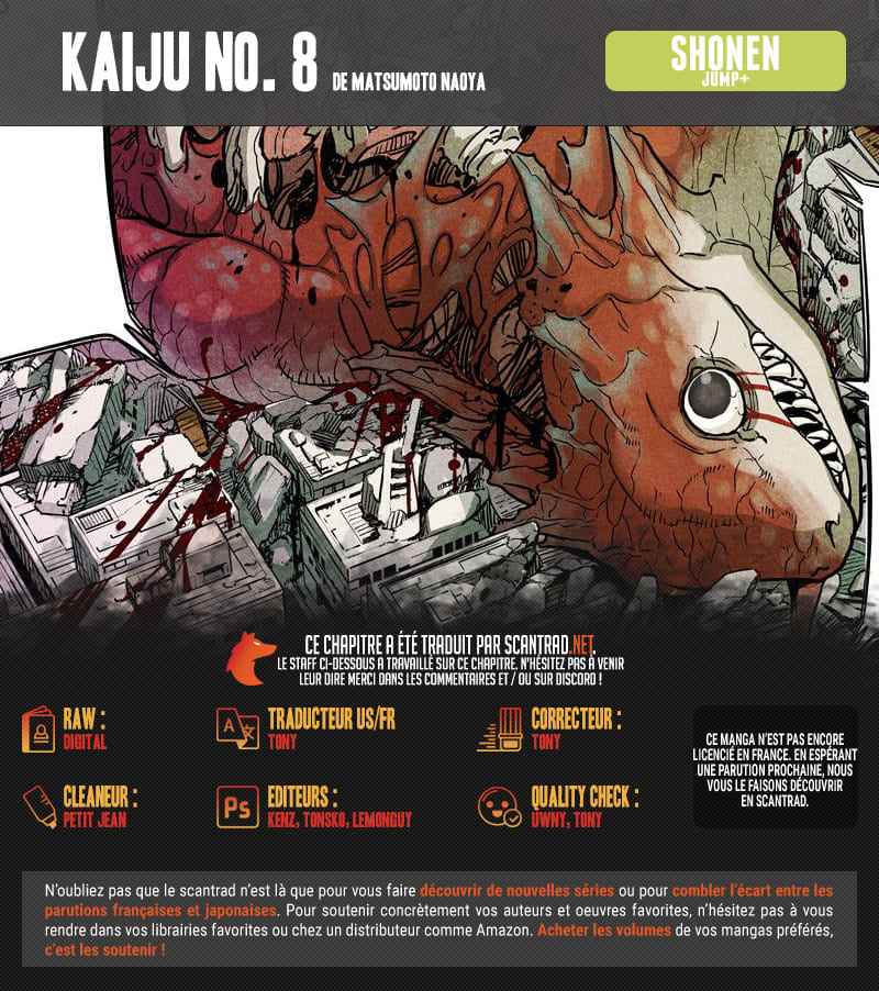 Read Kaiju No 8 VF Manga Online