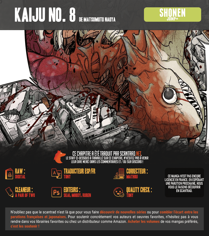 Read Kaiju No 8 VF Manga Online