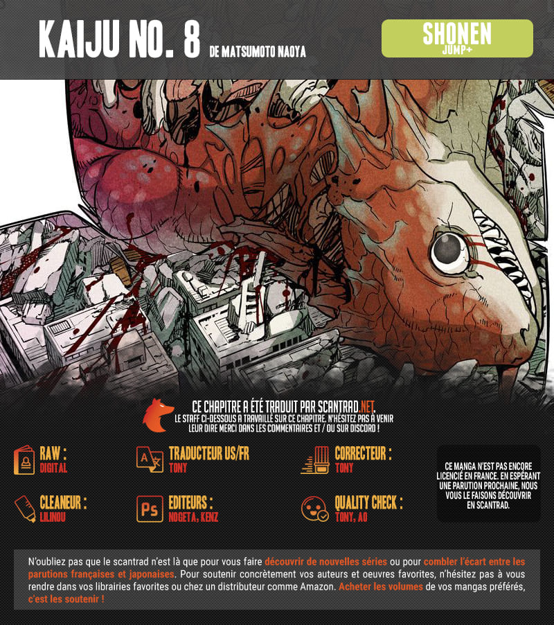 Read Kaiju No 8 VF Manga Online