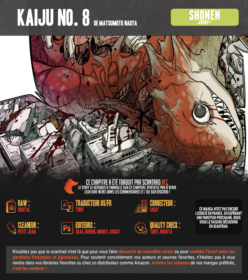 Read Kaiju No 8 VF Manga Online