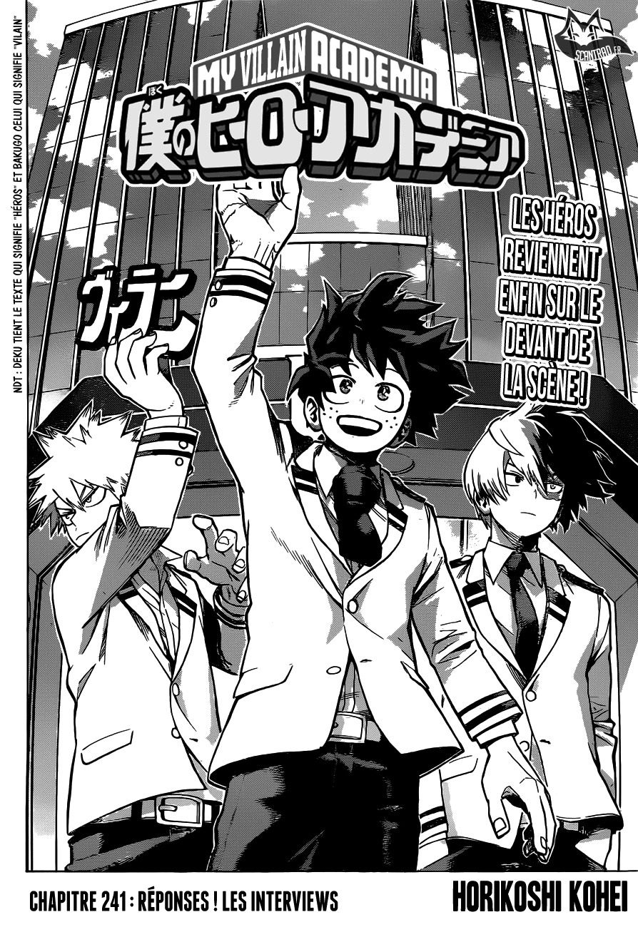 Read My Hero Academia VF Manga Online