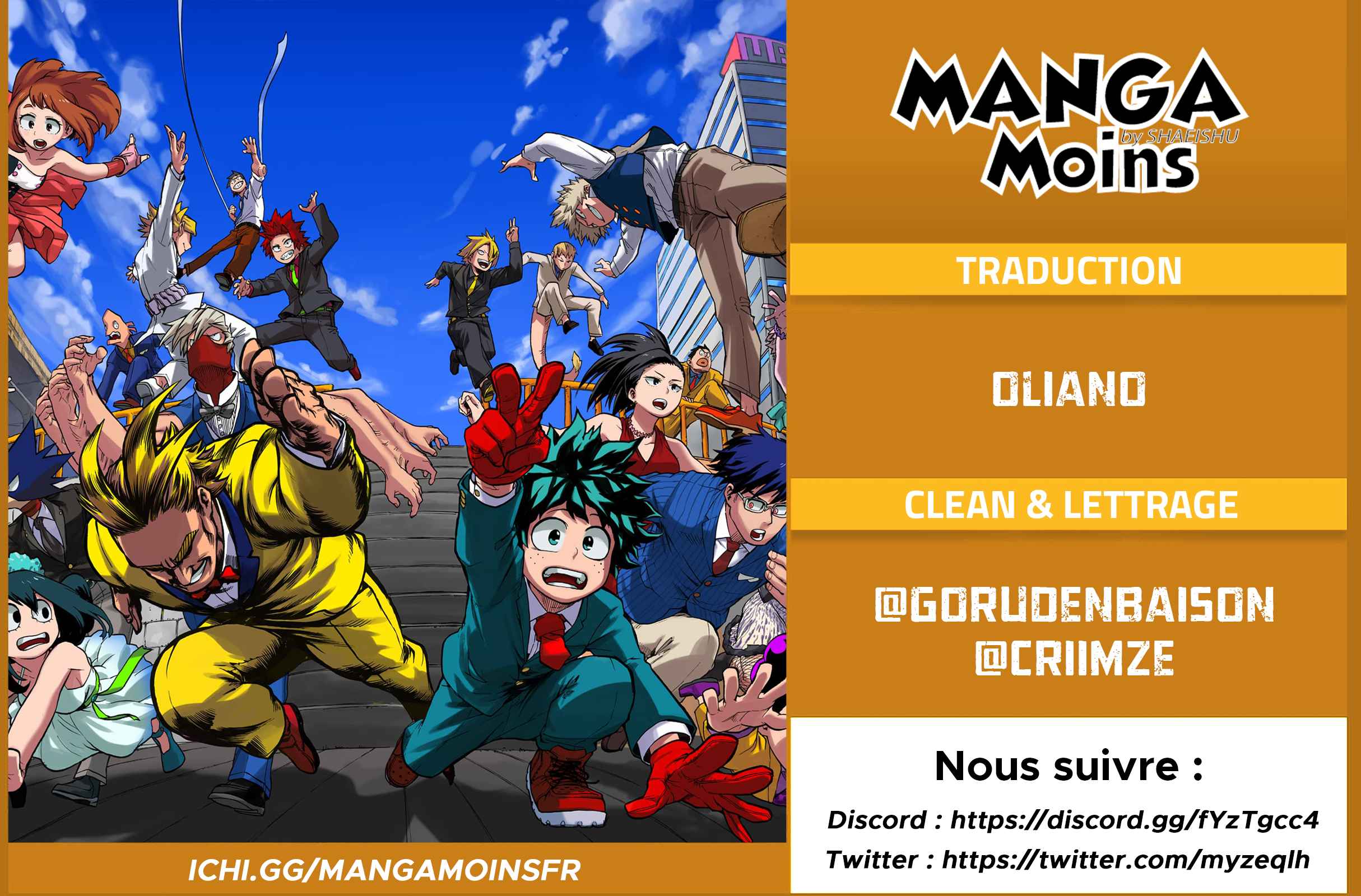 Read My Hero Academia VF Manga Online