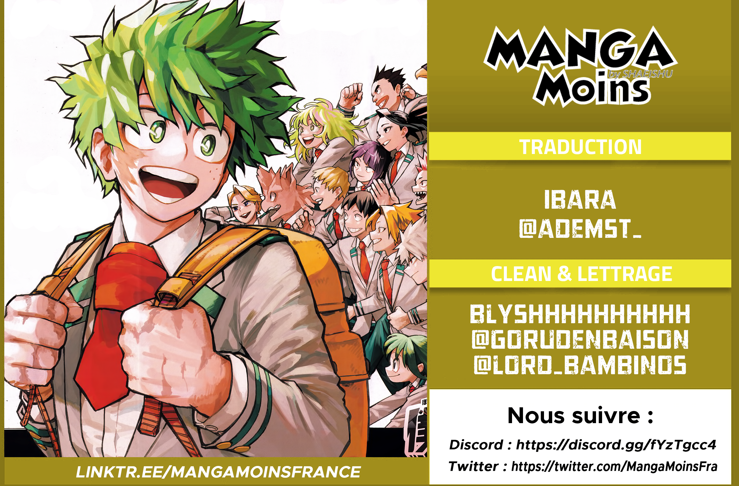 Read My Hero Academia VF Manga Online