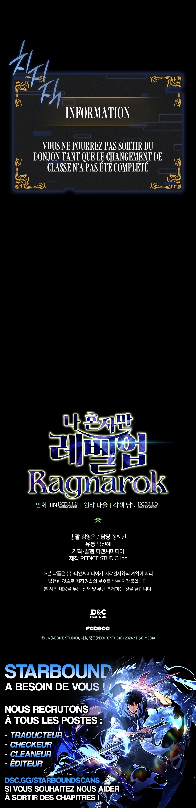 Read Solo leveling Ragnarok VF Manga Online