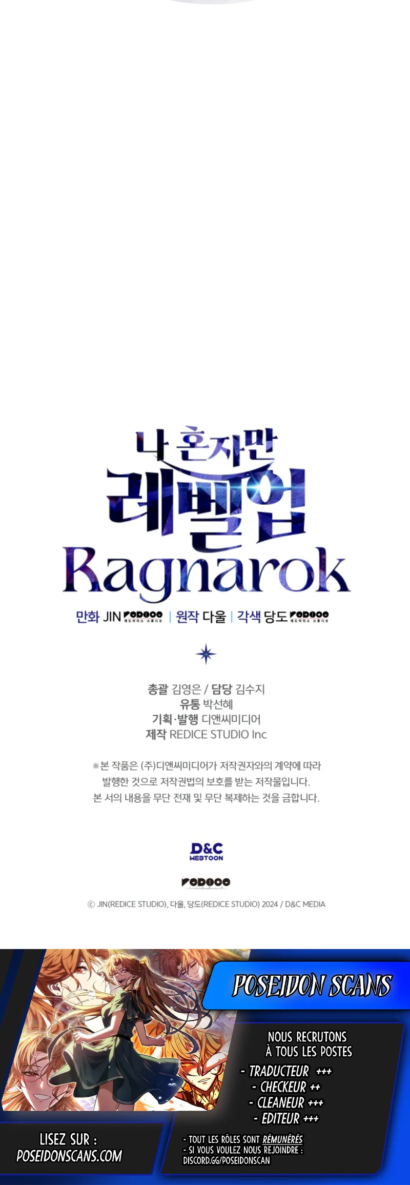 Read Solo leveling Ragnarok VF Manga Online