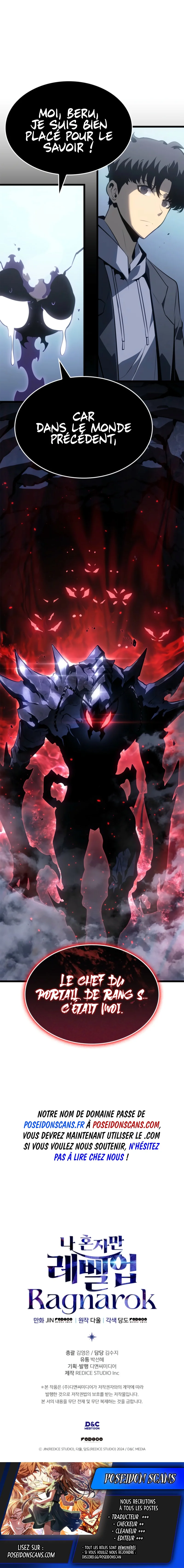 Read Solo leveling Ragnarok VF Manga Online