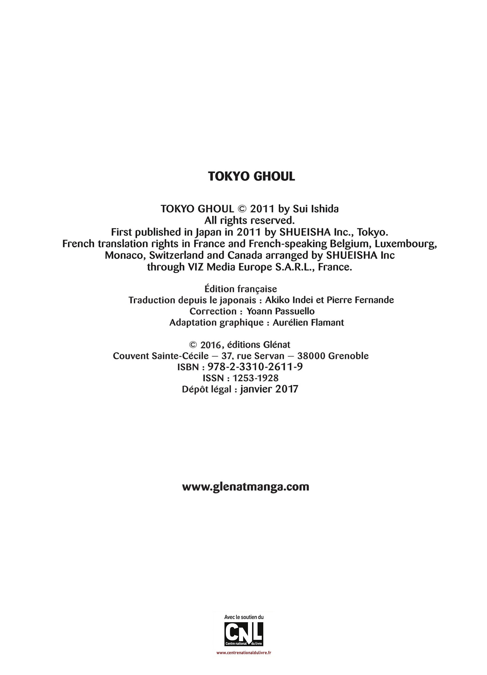 Read Tokyo Ghoul Fr Manga Online