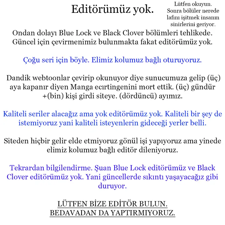 Read Blue Lock Tr Manga Online