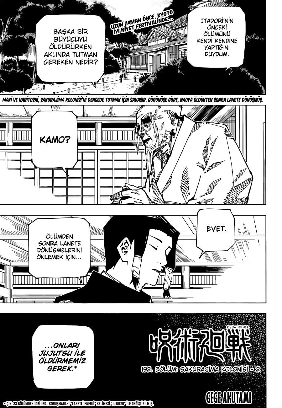 Read Jujutsu Kaisen Tr Manga Online