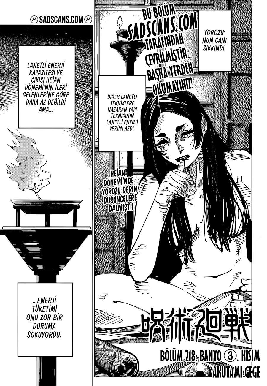 Read Jujutsu Kaisen Tr Manga Online