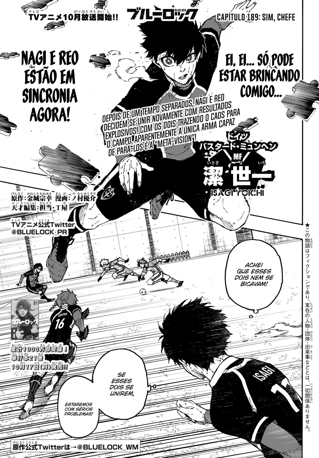 Read Blue Lock Pt Br Manga Online