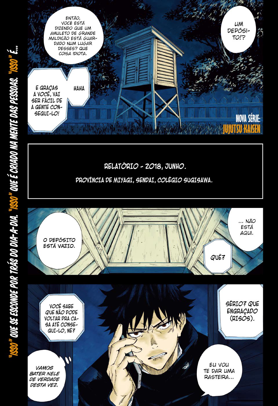 Read Jujutsu Kaisen Pt Br Manga Online