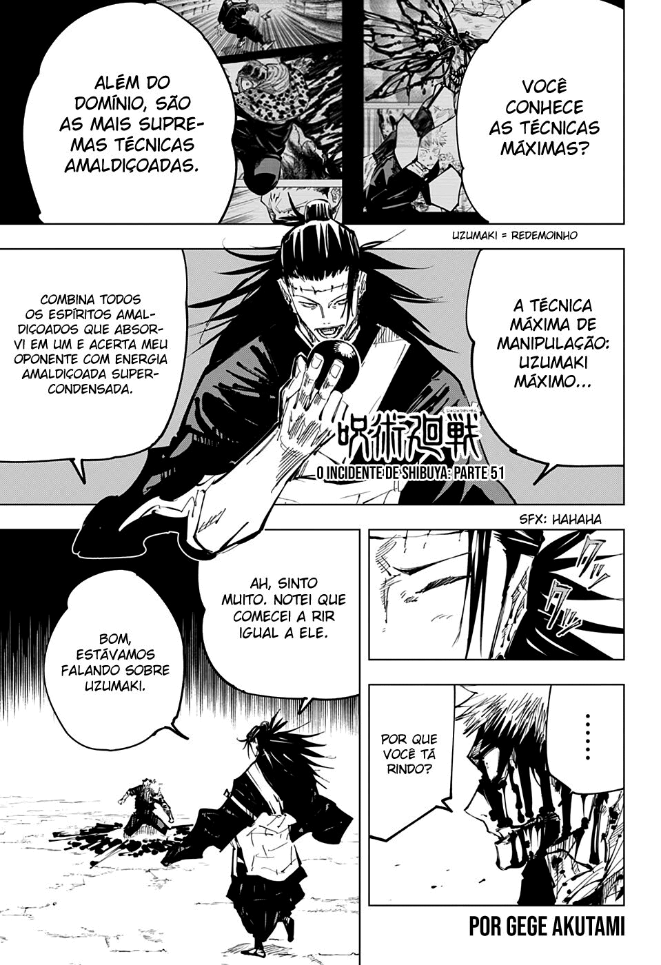 Read Jujutsu Kaisen Pt Br Manga Online