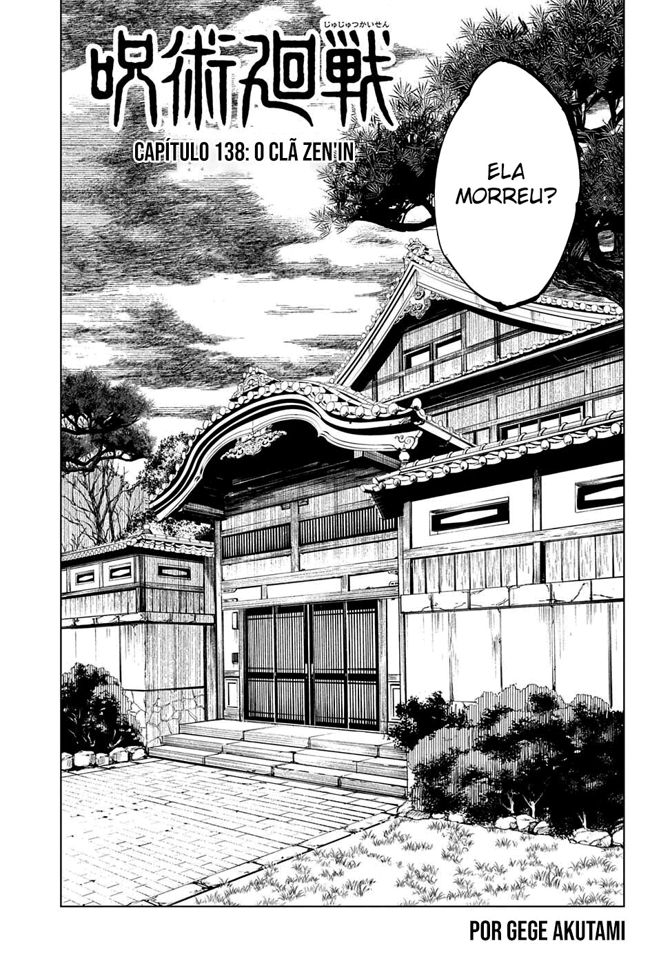 Read Jujutsu Kaisen Pt Br Manga Online