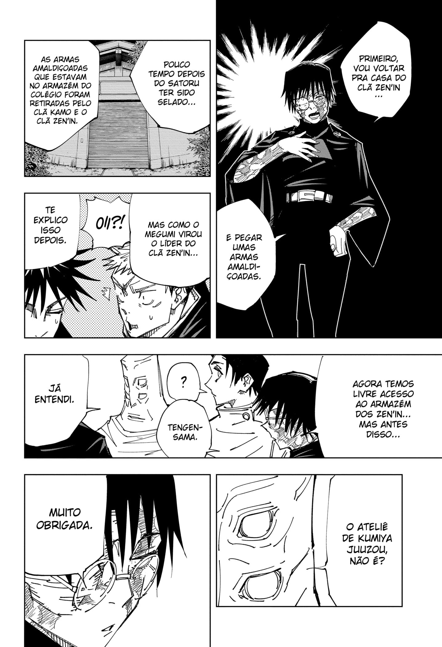 Read Jujutsu Kaisen Pt Br Manga Online