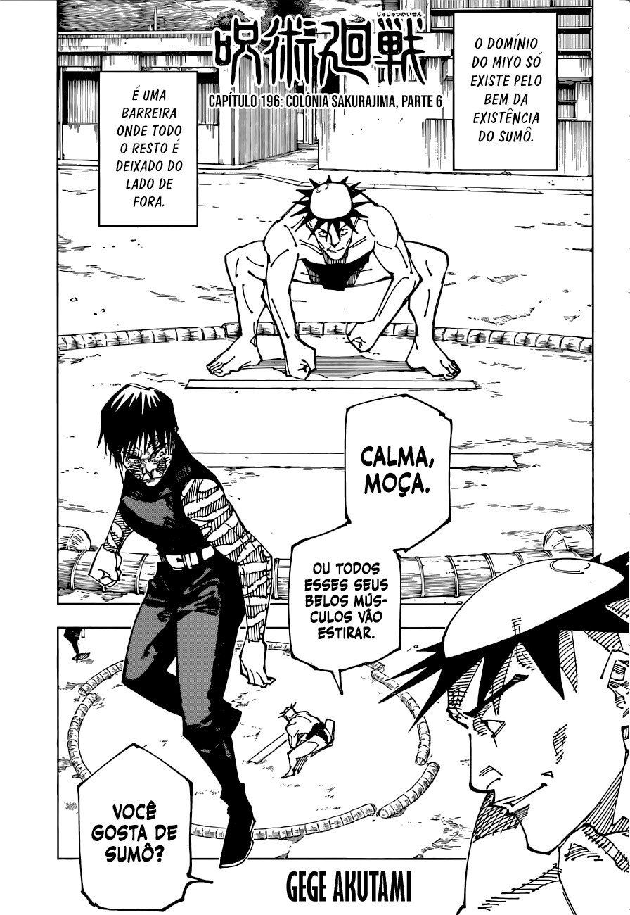Read Jujutsu Kaisen Pt Br Manga Online