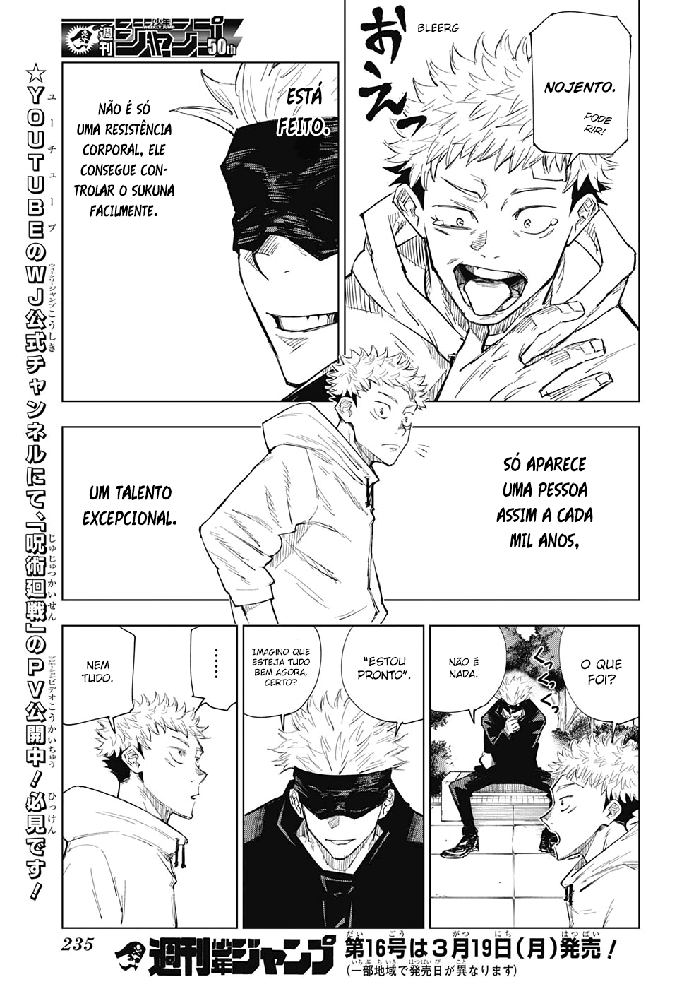 Read Jujutsu Kaisen Pt Br Manga Online