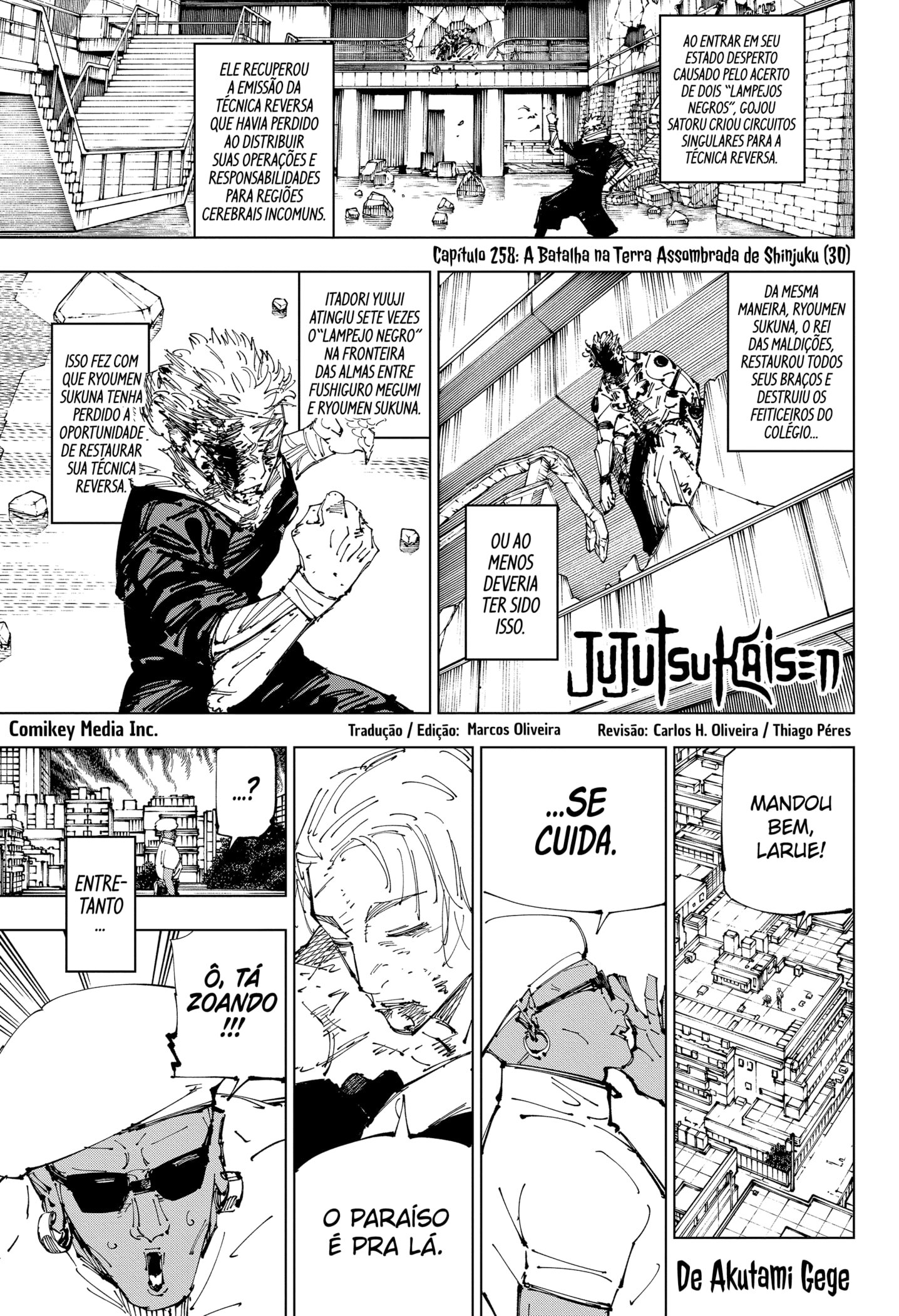 Read Jujutsu Kaisen Pt Br Manga Online