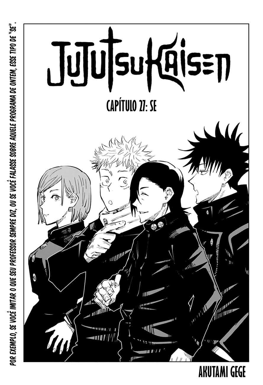 Read Jujutsu Kaisen Pt Br Manga Online