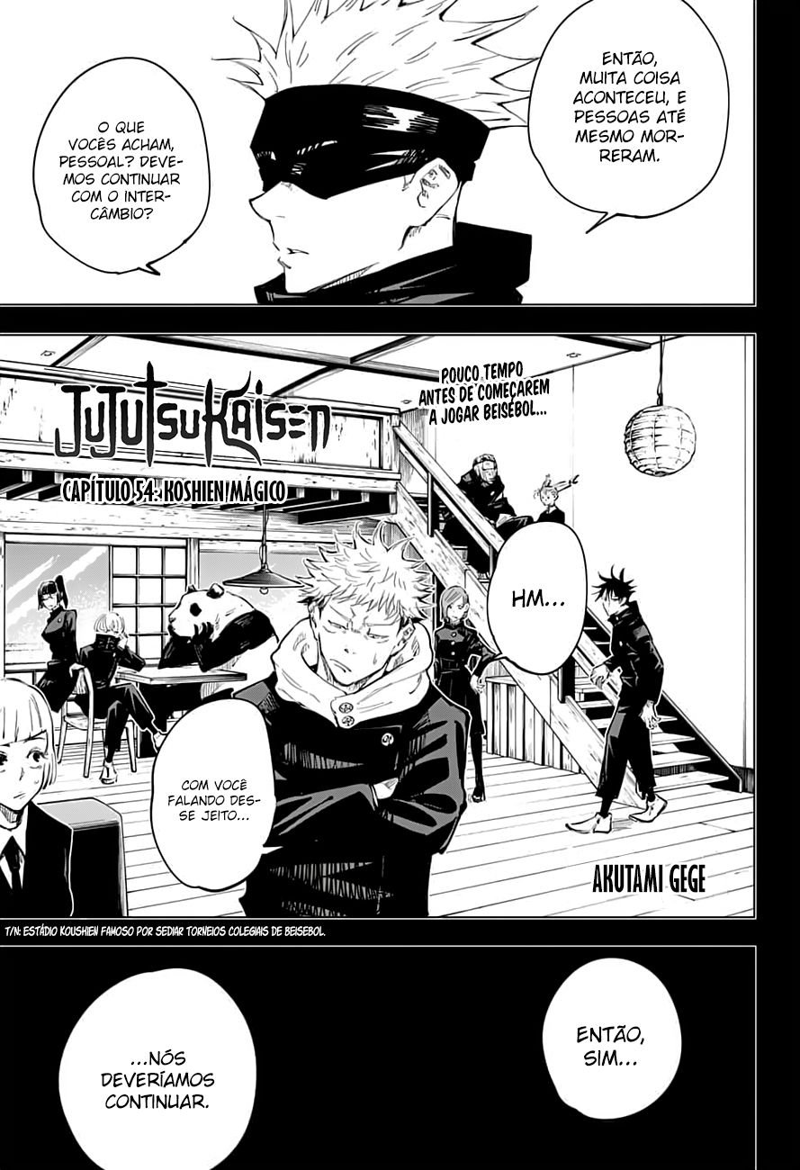 Read Jujutsu Kaisen Pt Br Manga Online