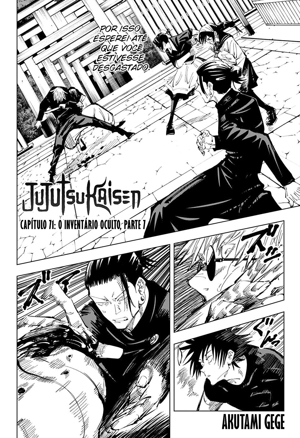 Read Jujutsu Kaisen Pt Br Manga Online