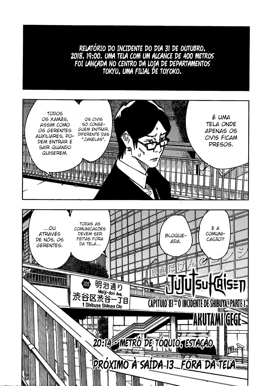 Read Jujutsu Kaisen Pt Br Manga Online