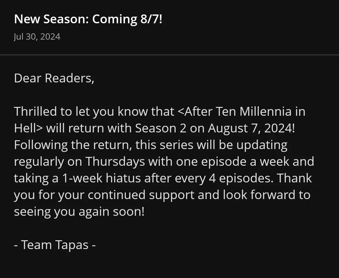 Read After Ten Millennia in Hell En Manga Online