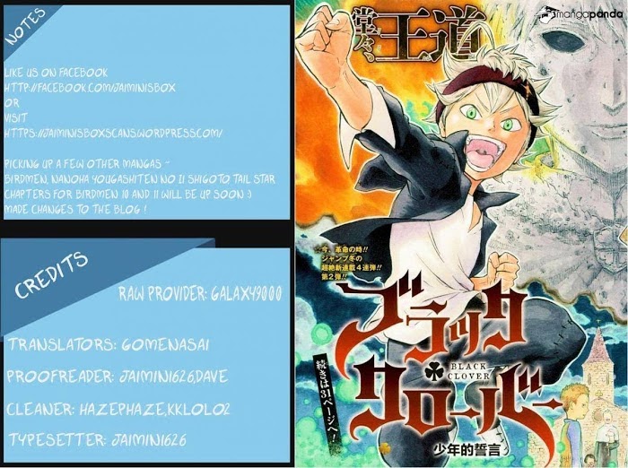 Read Black Clover En Manga Online