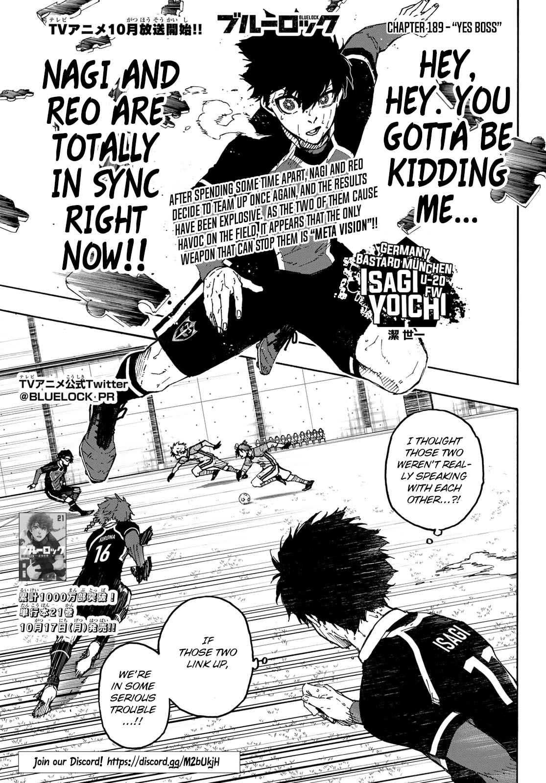 Read Blue lock En Manga Online