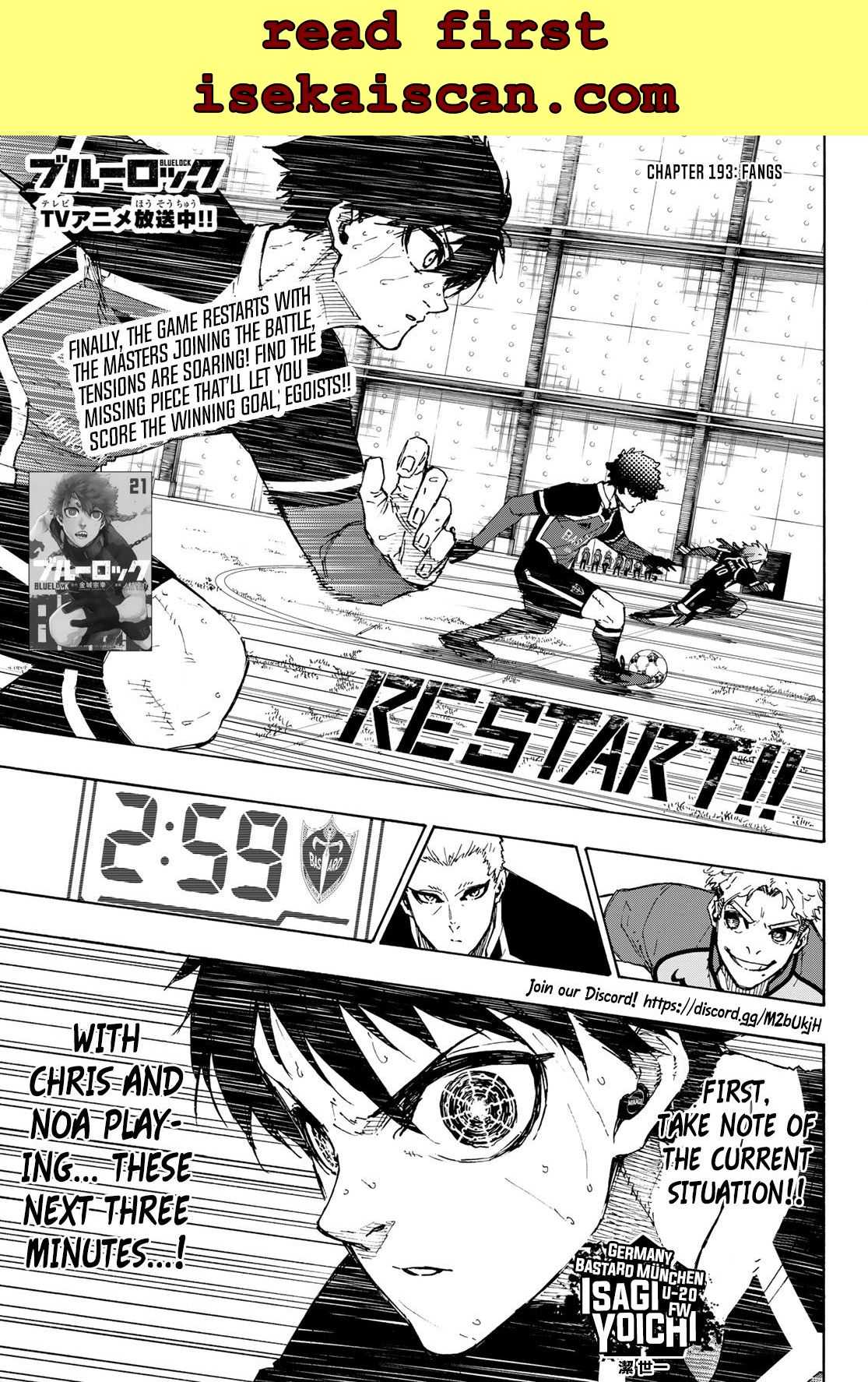 Read Blue lock En Manga Online