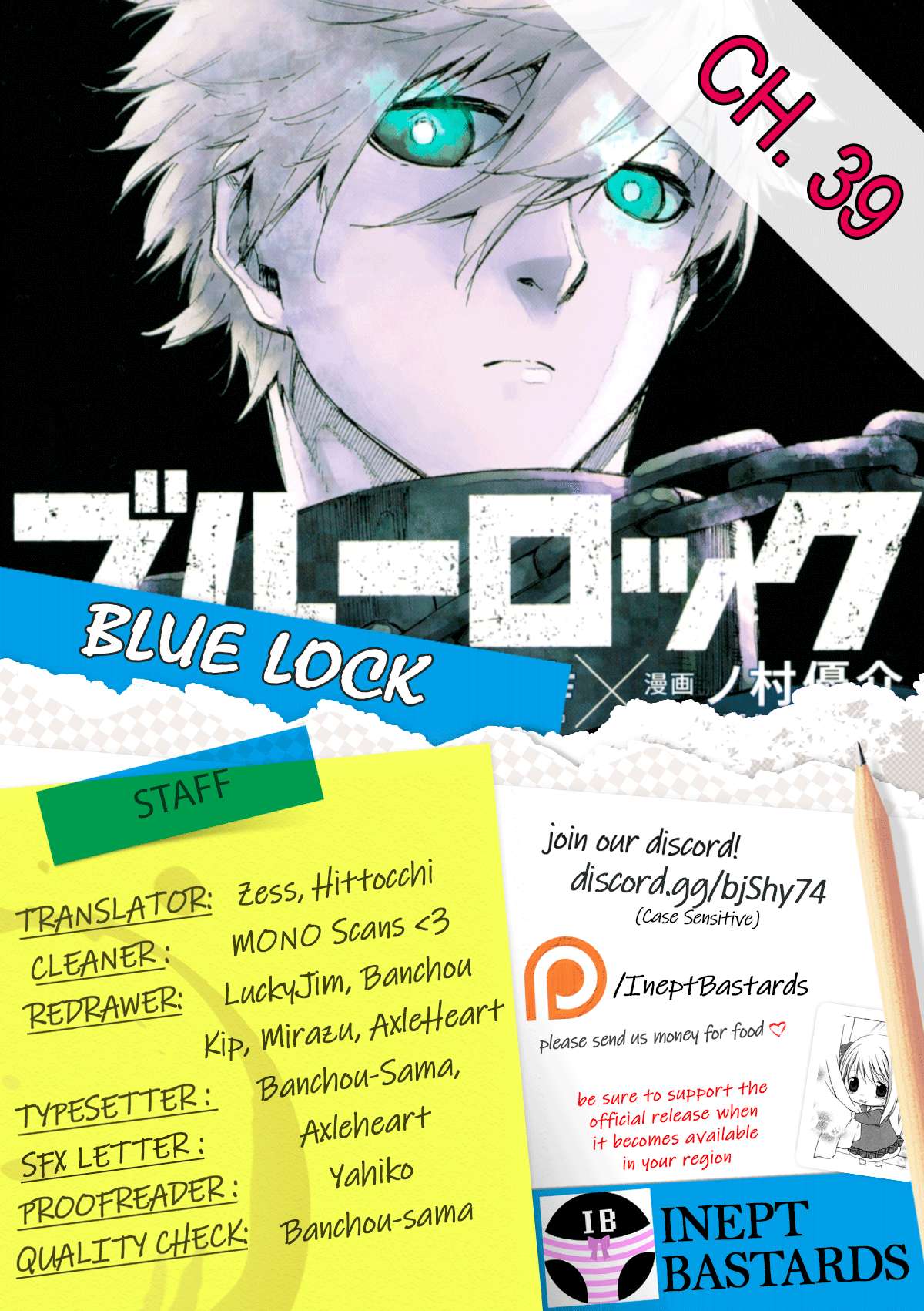Read Blue lock En Manga Online