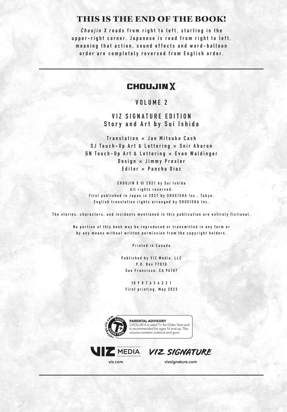Read Choujin X En Manga Online