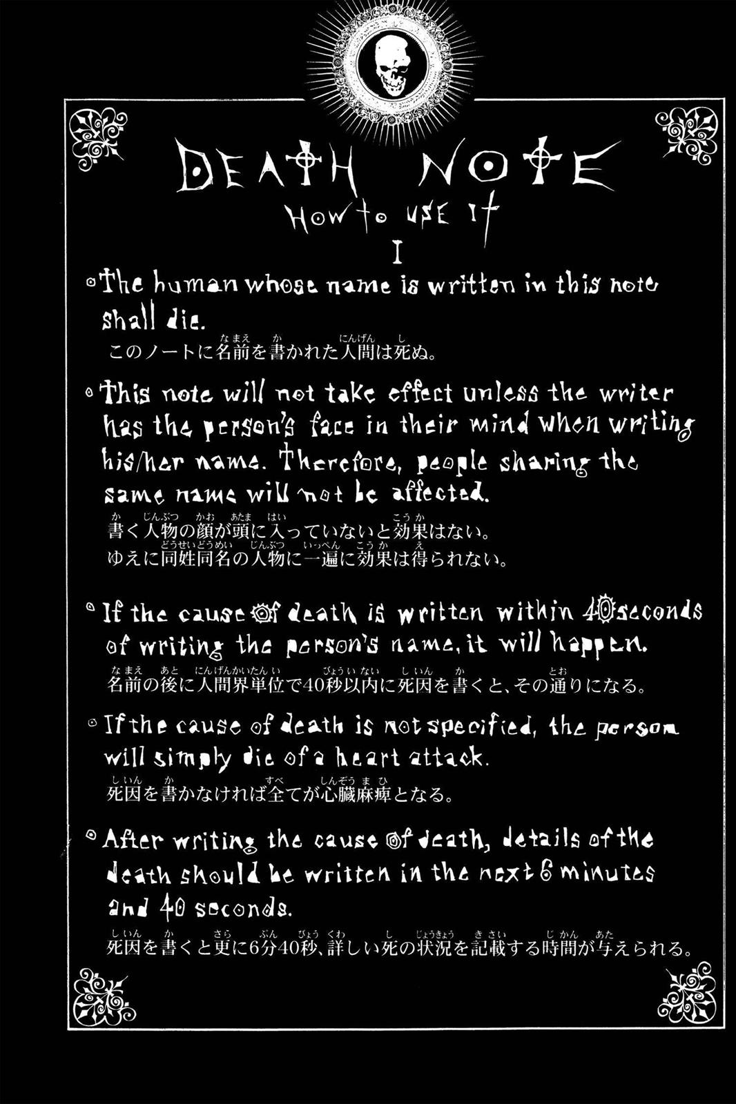 Read Death Note En Manga Online