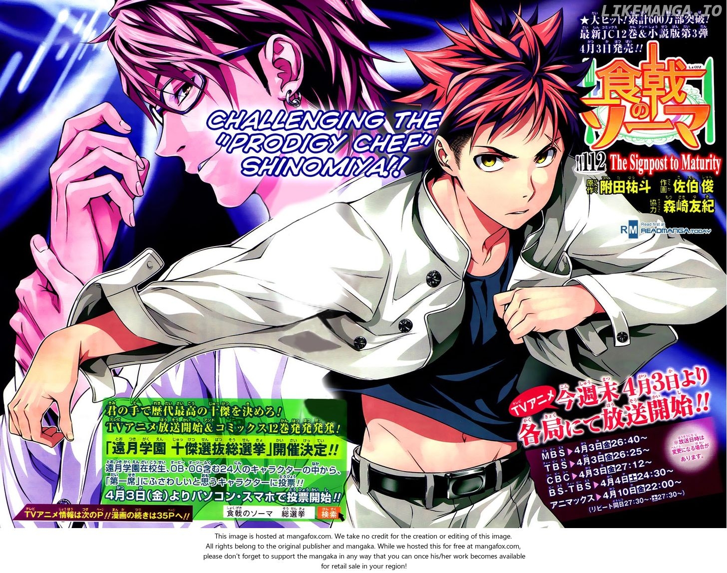 Read Food Wars Shokugeki no Soma En Manga Online