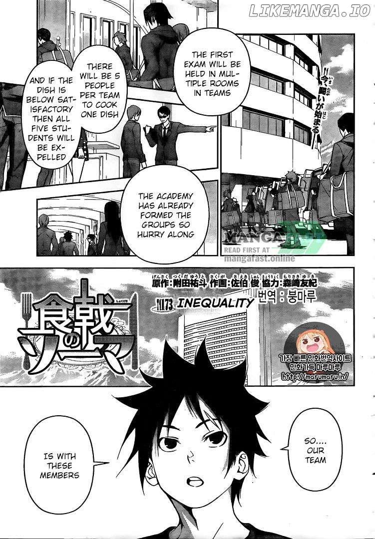 Read Food Wars Shokugeki no Soma En Manga Online