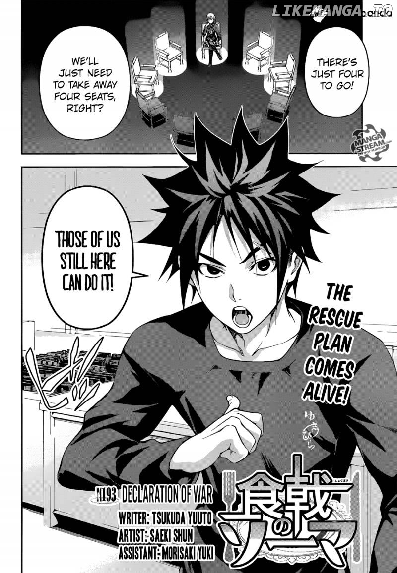 Read Food Wars Shokugeki no Soma En Manga Online