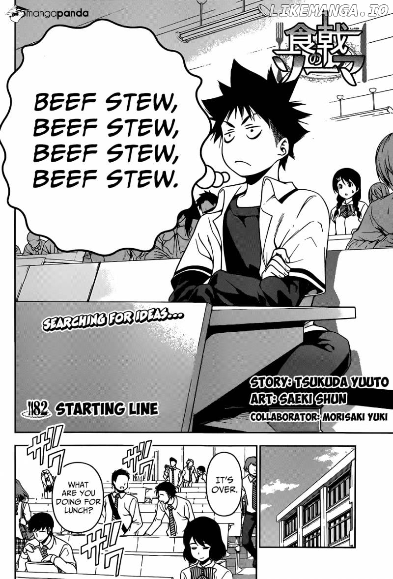 Read Food Wars Shokugeki no Soma En Manga Online