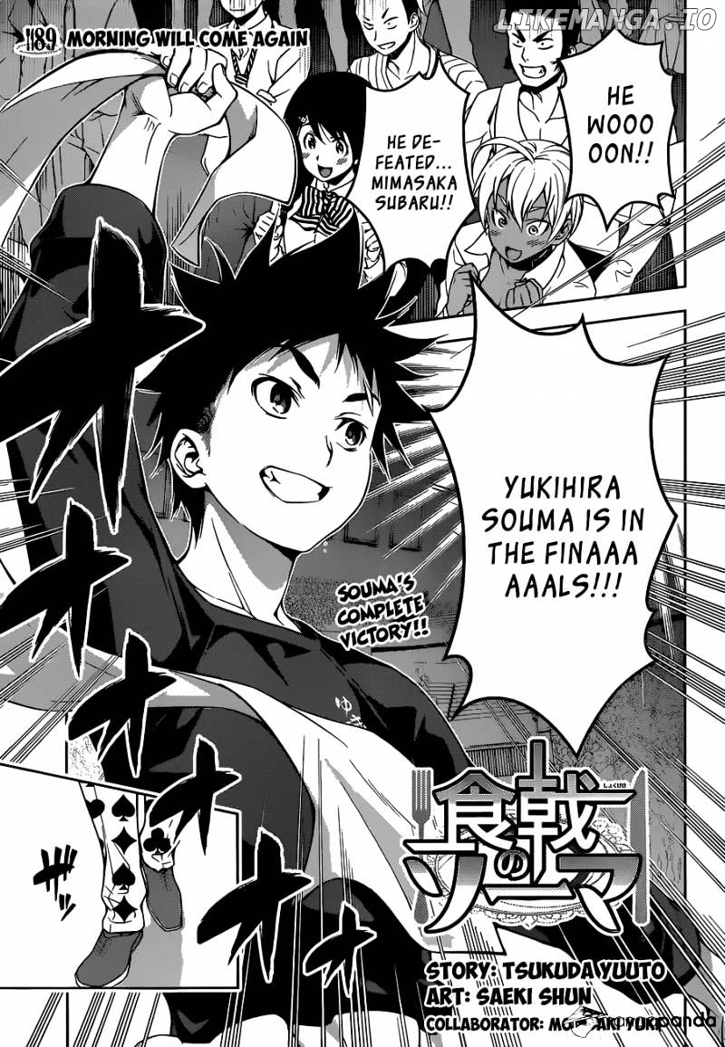 Read Food Wars Shokugeki no Soma En Manga Online