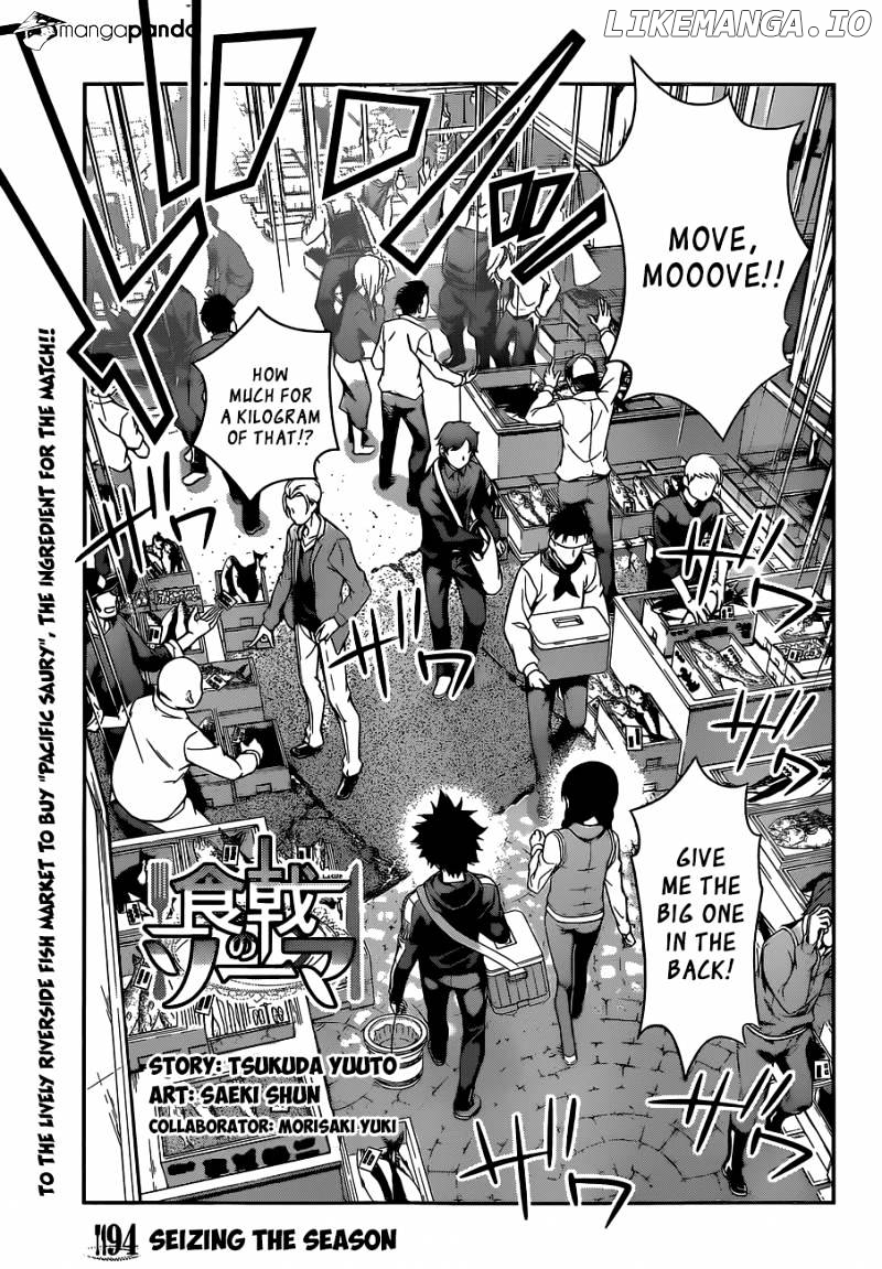 Read Food Wars Shokugeki no Soma En Manga Online