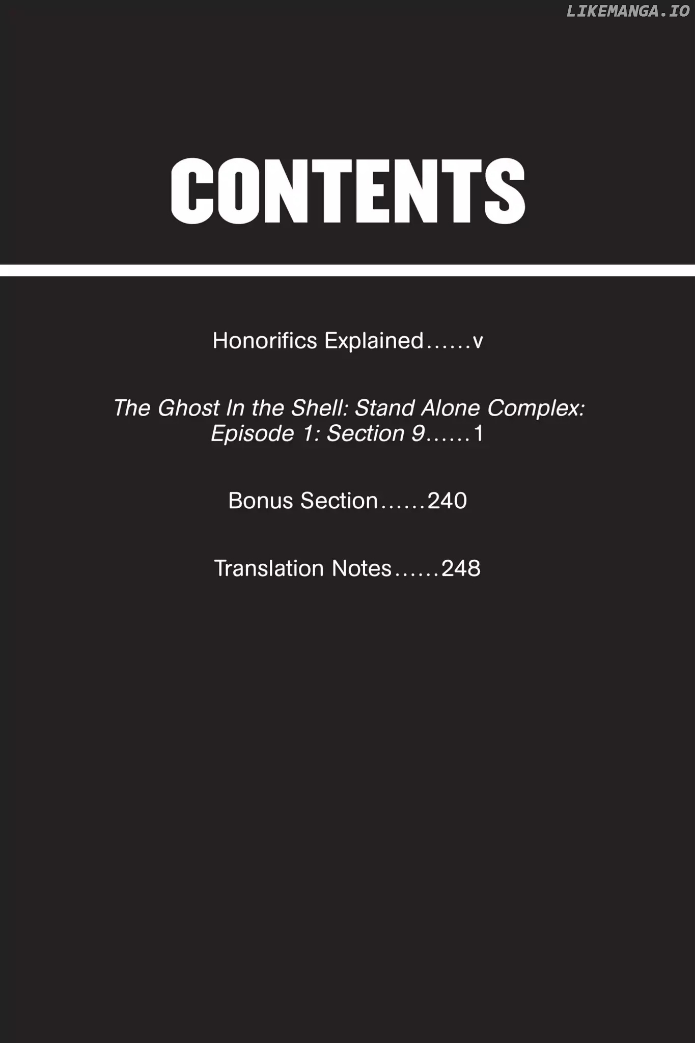 Read Ghost in the Shell Stand Alone Complex En Manga Online