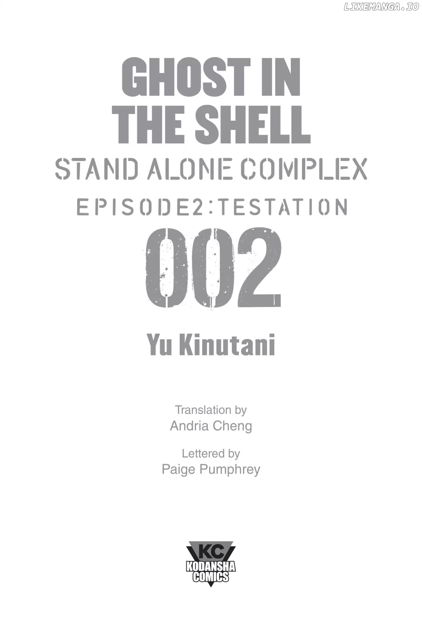Read Ghost in the Shell Stand Alone Complex En Manga Online
