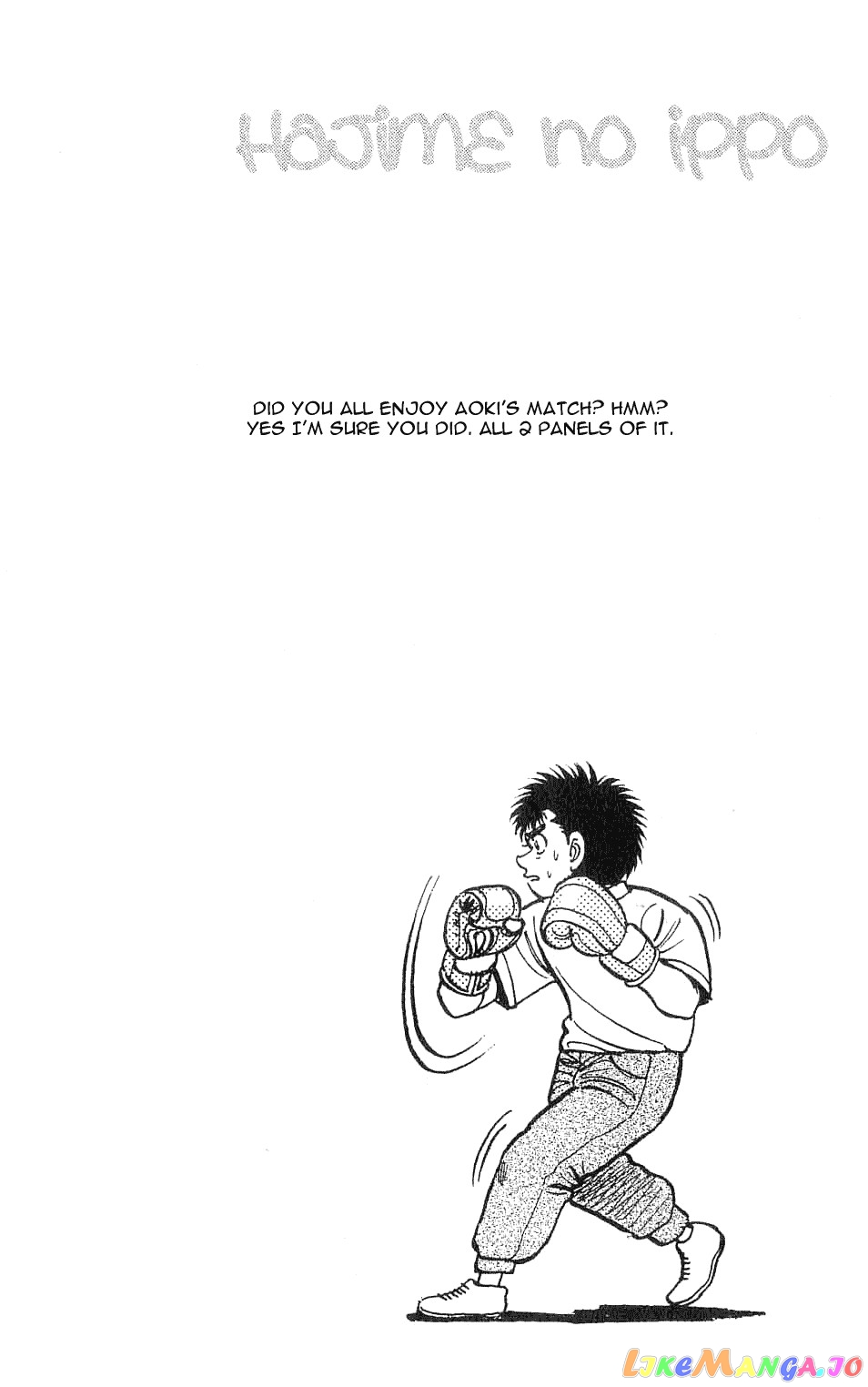 Read Hajime no Ippo En Manga Online
