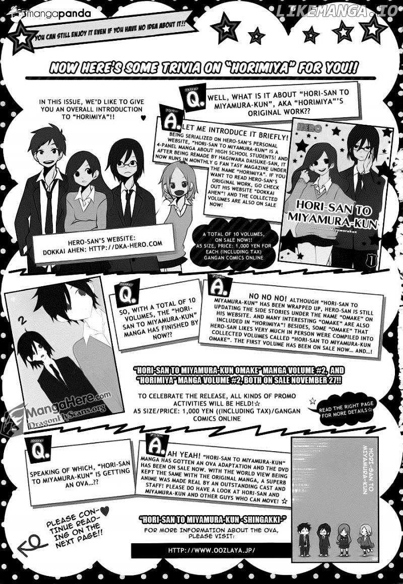Read Horimiya En Manga Online